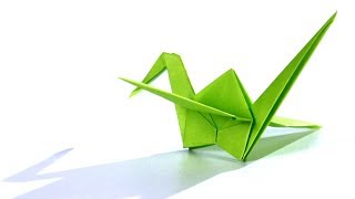 Cómo hacer una Grulla de Origami  Paso a Paso [upl. by Oninotna]