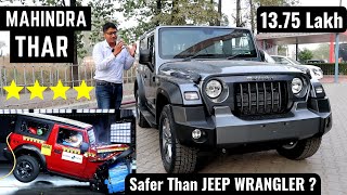 New Mahindra Thar  Indias Safest OffRoad SUV  New Interiors Features  Mahindra Thar 2022 4X4 [upl. by Strong]