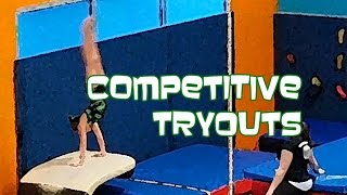 Competive Gymnastics Team Tryouts  Bethany G Vlog [upl. by Tanhya]