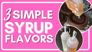 SIMPLE SYRUP FLAVORS FOR CAKE  3 Easy Recipes [upl. by Clementis153]