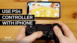 How To Connect A PS4 Controller To iPhone [upl. by Aierdna]