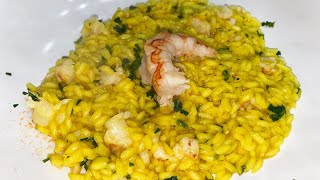 RISOTTO GAMBERONI E ZAFFERANO [upl. by Caundra]