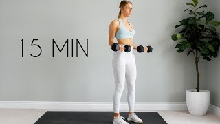 Full UPPER BODY Workout Tone amp Sculpt  15 min At Home [upl. by Meggie333]