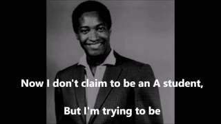 Wonderful World SAM COOKE with lyrics [upl. by Akerehs]