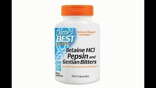 Betaine Hcl with pepsin  how to take it Part1 [upl. by Gabie]