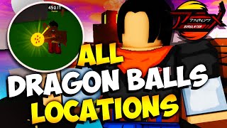 All Dragon BallsOrbs Spawn Locations  Anime Fighting Simulator  Roblox [upl. by Izogn]