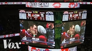 The kiss cam behind the scenes [upl. by Iphagenia]