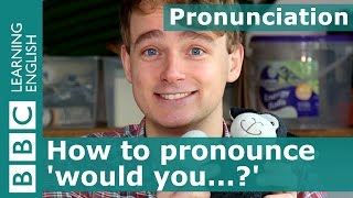 Pronunciation How to pronounce would you [upl. by Esaj]