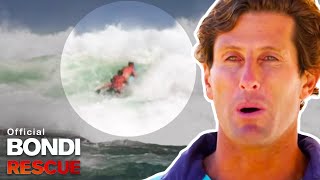 Lifeguard Rescue in MASSIVE Surf [upl. by Nahn]