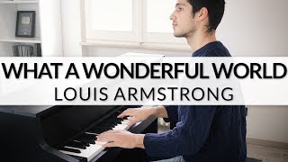 What A Wonderful World  Louis Armstrong  Piano Cover  Sheet Music [upl. by Debra]