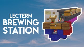 Lectern Based Potion Brewing Station 🧪  Java 1214 Redstone Tutorial [upl. by Nairehs]