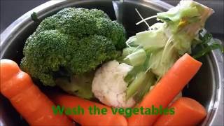 How to steam vegetables without steamer [upl. by Anegal943]