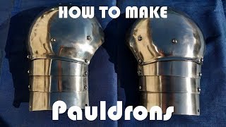 How to Make Pauldrons  Tutorial [upl. by Nicholas]