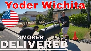 Yoder Wichita Loaded smoker delivery BBQ First season and impressions [upl. by Adnov]