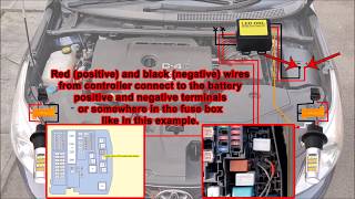 Toyota Avensis T27 Daytime Running Lights [upl. by Beret]