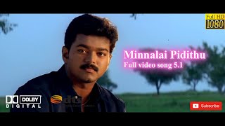 Minnalai Pidithu Song  Shajahan Tamil Movie  Vijay  Richa Pallod  Unni Menon  Mani Sharma [upl. by Koralie]