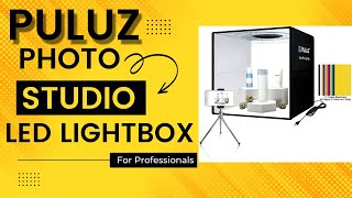 Foldable Portable LED Photo Studio Light Box by PULUZ [upl. by Sivaj770]