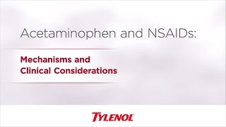 MOAs of Acetaminophen amp NSAIDs  TYLENOL® Professional [upl. by Cayla]