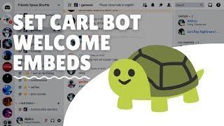 Make Carl Bot Welcome and Bye Embeds  Easy  Akihiro [upl. by Eisele]