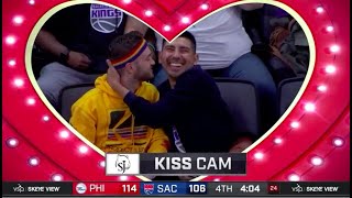 Kings Equality Night Kiss Cam At least 3 samesex couples and some tongue [upl. by Eylatan]