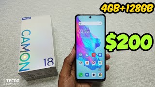 Tecno Camon 18 Unboxing amp Specifications [upl. by Esertak]