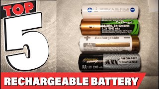 Best Rechargeable Battery In 2024  Top 5 Rechargeable Batteries Review [upl. by Jerrilee]