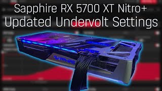 Sapphire RX 5700 XT Nitro Undervolt Settings Updated  Radeon Software 2020 [upl. by Wickham]