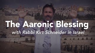 The Aaronic Blessing with Rabbi Kirt Schneider in Israel [upl. by Ahsiemat]