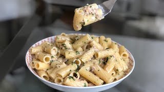 Una exquisita pasta con atún en salsa blanca [upl. by Musette]