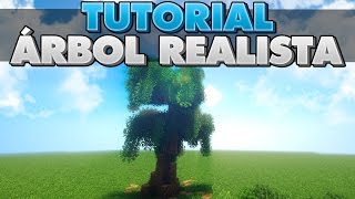 COMO CONSTRUIR UN ÁRBOL REALISTA EN MINECRAFT  TUTORIAL [upl. by Giule859]