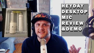 HEYDAY DESKTOP MIC ReviewDemo [upl. by Rehotsirk]