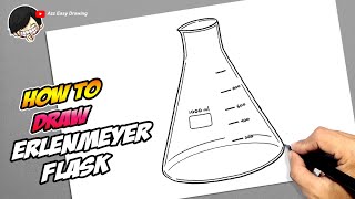 How to draw Erlenmeyer Flask [upl. by Shinberg215]