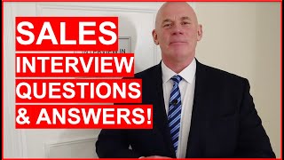 SALES Interview Questions amp Answers How to PASS a Sales Interview [upl. by Lodmilla622]