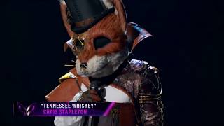 Masked singer fox preform Tennessee whiskey [upl. by Bible]