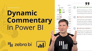 Dynamic Comment Markers in Power BI  Zebra BI Knowledge Base [upl. by Imij988]