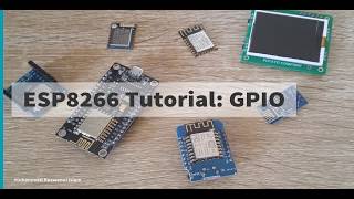 2 NodeMCU ESp8266 Tutorial GPIO Digital Input and Output [upl. by Lyrac]