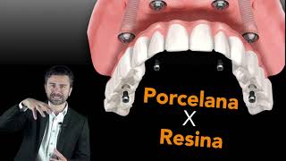 Implante Dentário Porcelana ou Resina [upl. by Htebaras464]