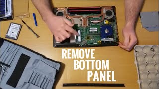 How to Remove Bottom Panel On Laptop [upl. by Ailyt]