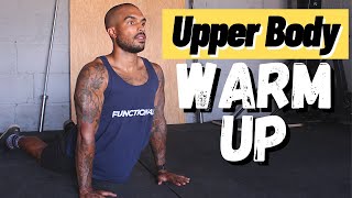 5 Minute Upper Body Warm Up Before Your Workout [upl. by Llahsram]