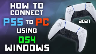 How to Connect PS5 Dualsense Controller to PC with DS4 Windows Driver [upl. by Reppiks286]