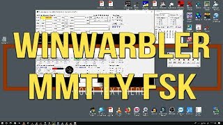 DXLab Suite Winwarbler MMTTY RTTY FSK Configuration [upl. by Dominy]