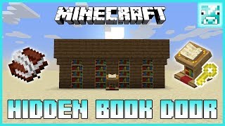 Minecraft Book Activated HIDDEN DOOR Tutorial [upl. by Tivad]