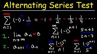 Alternating Series Test [upl. by Annaehr]