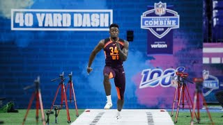 DK Metcalf 2019 NFL Combine Highlights Insane [upl. by Yennor864]