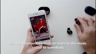 How to use TWS wireless bluetooth earbuds from DODUMI [upl. by Nirred]