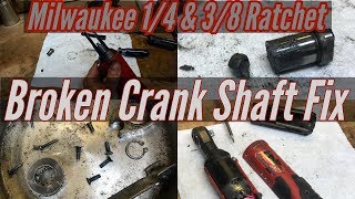 Milwaukee Ratchet Repair and Rebuild For All 14quot amp 38quot Models [upl. by Aiynat706]