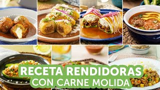 Recetas rendidoras con carne molida  Kiwilimón [upl. by Zillah]