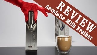 Aerolatte Milk Frother  Exclusive Review [upl. by Ahtikal]