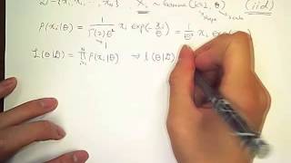 Maximum Likelihood Expectation 46 gamma distribution [upl. by Toffic]