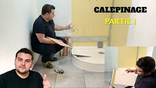 Comment Démarrer une Pose de Carrelage au MUR  CALEPINAGE 1 [upl. by Stedt]